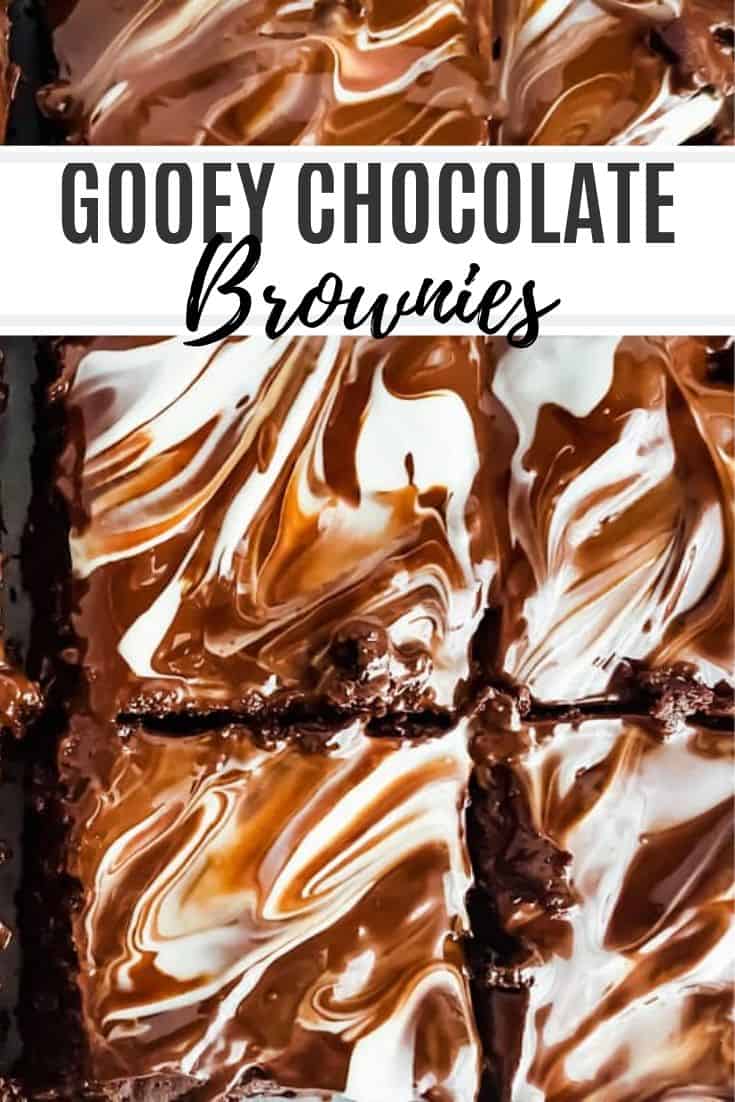 Gooey Chocolate Fudge Brownies with Chocolate Drizzle Erhardts Eat