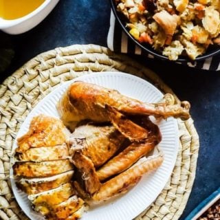 Simple Oven Roasted Turkey with Gravy - Life is but a Dish