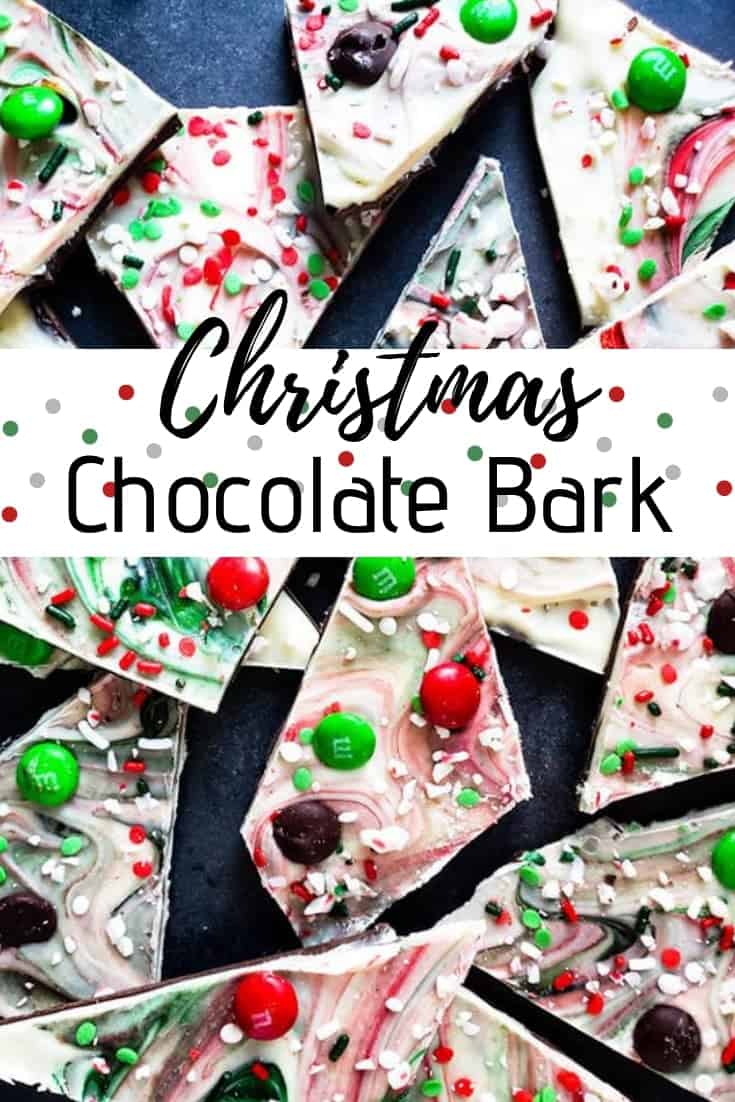 Christmas Candy Chocolate Bark Recipe - Erhardts Eat