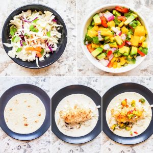 Baked Coconut Crusted Healthy Fish Tacos - Erhardts Eat