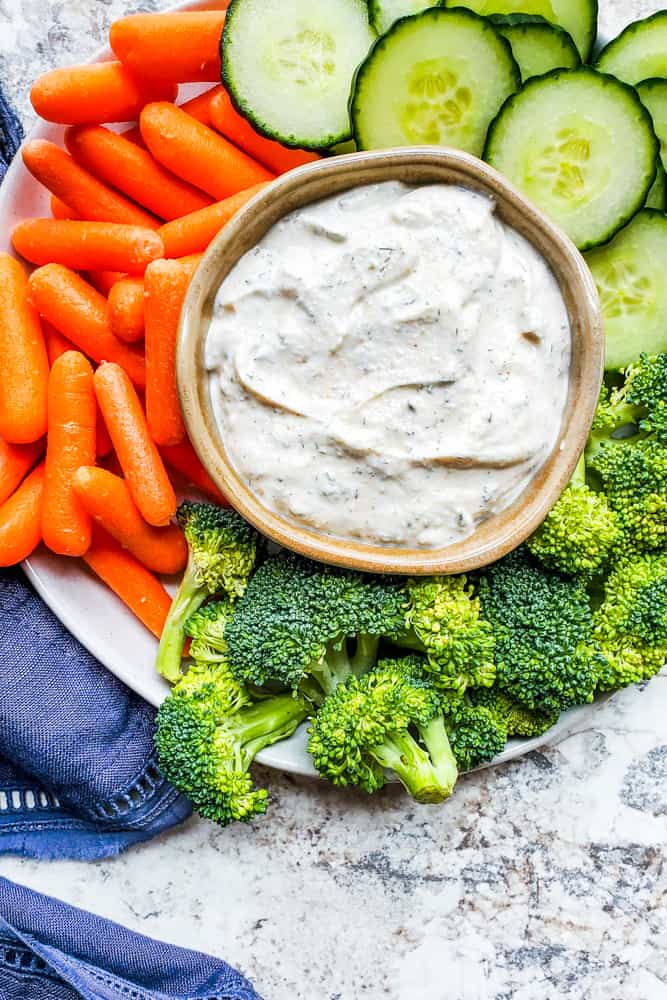 Healthy Greek Yogurt Ranch Dip Recipe - Erhardts Eat