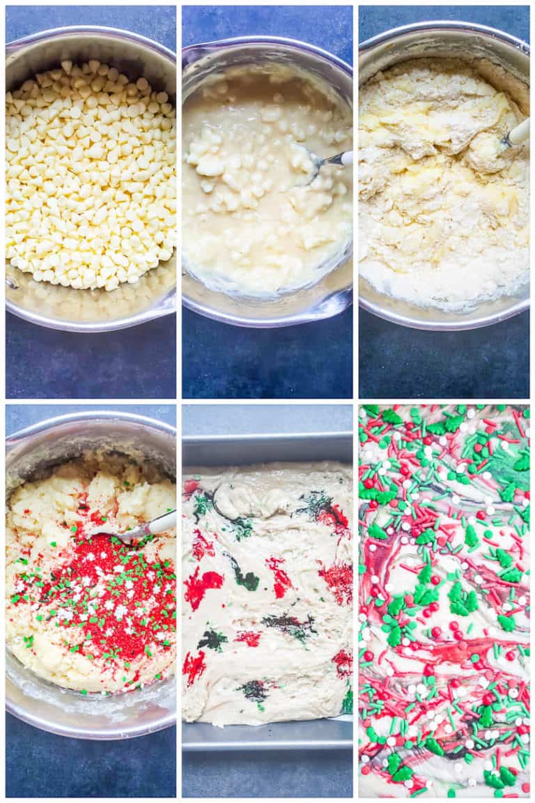 Sugar Cookie Fudge Recipe with Holiday Swirls - Erhardts Eat