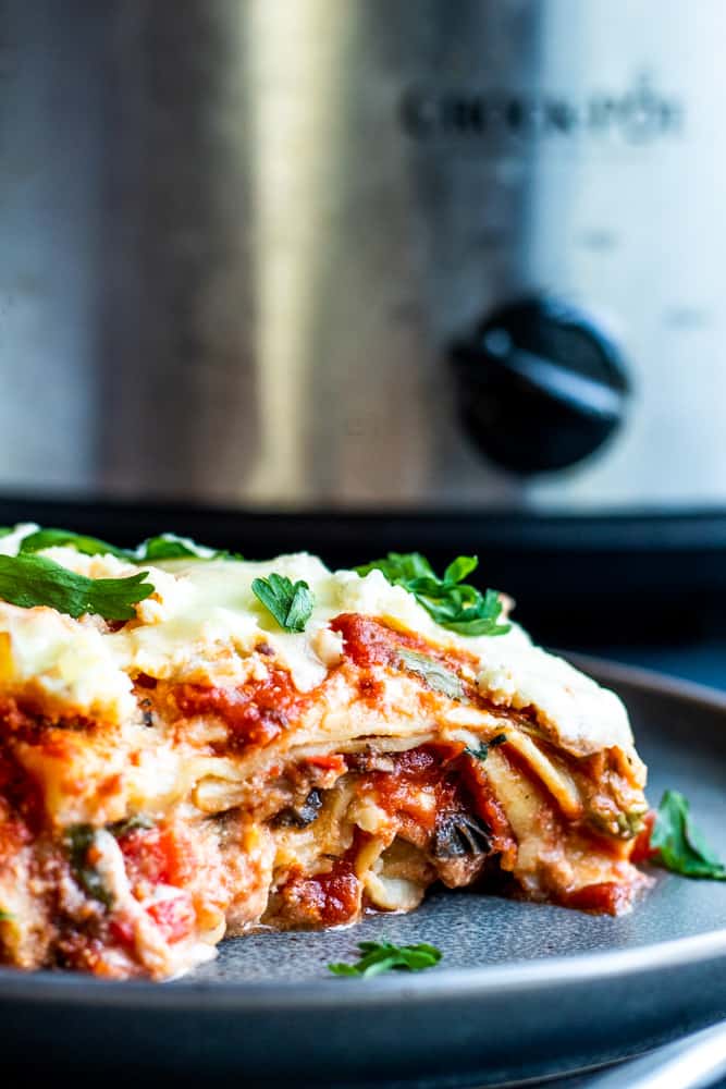Vegetarian Crockpot Lasagna Recipe Erhardts Eat