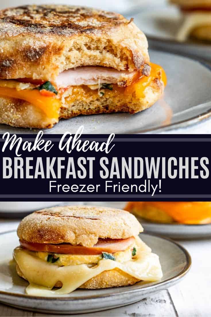 Freezer Friendly Make Ahead Breakfast Sandwiches - Erhardts Eat