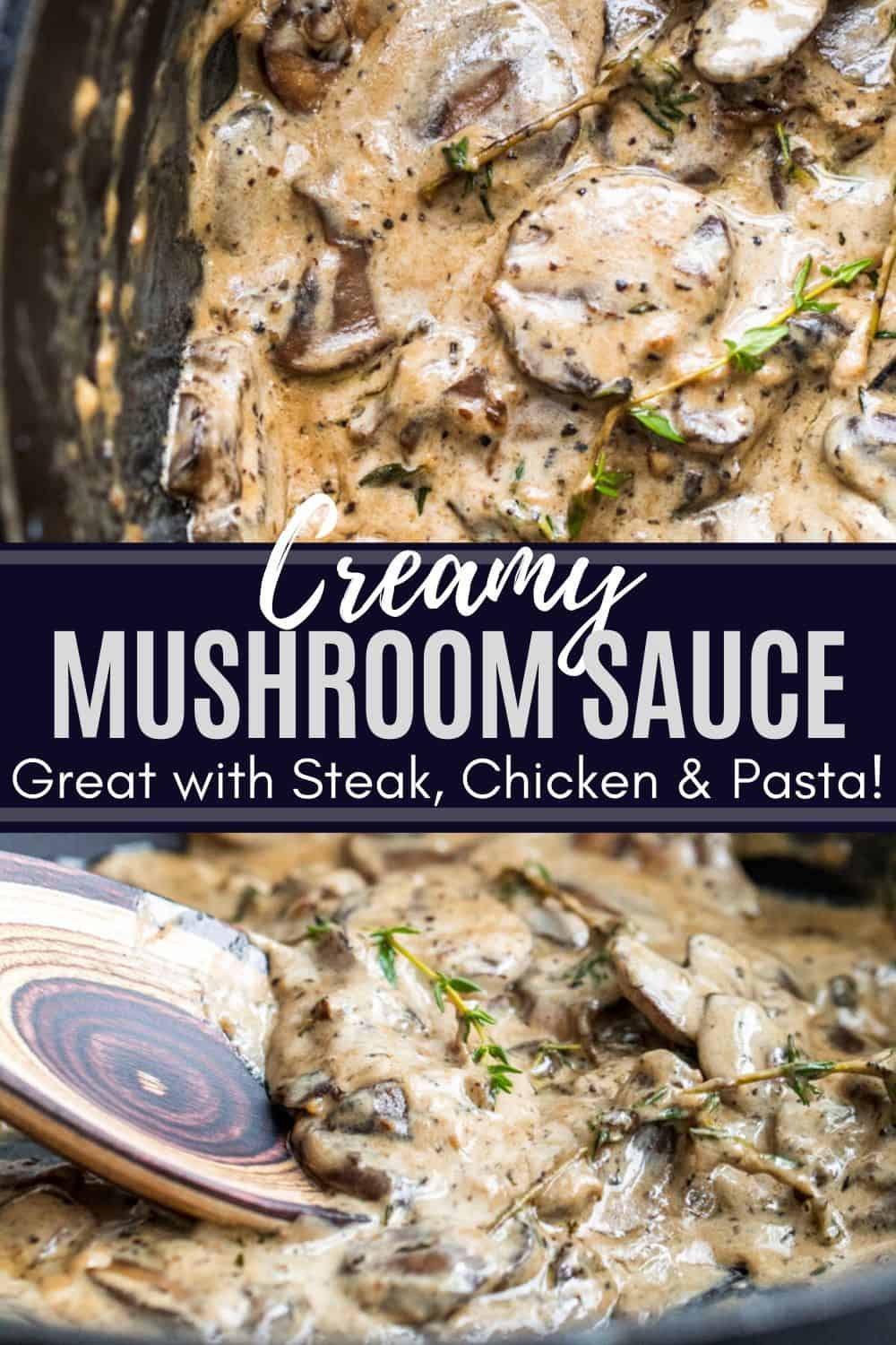 Creamy Mushroom Sauce Recipe With Thyme Erhardts Eat