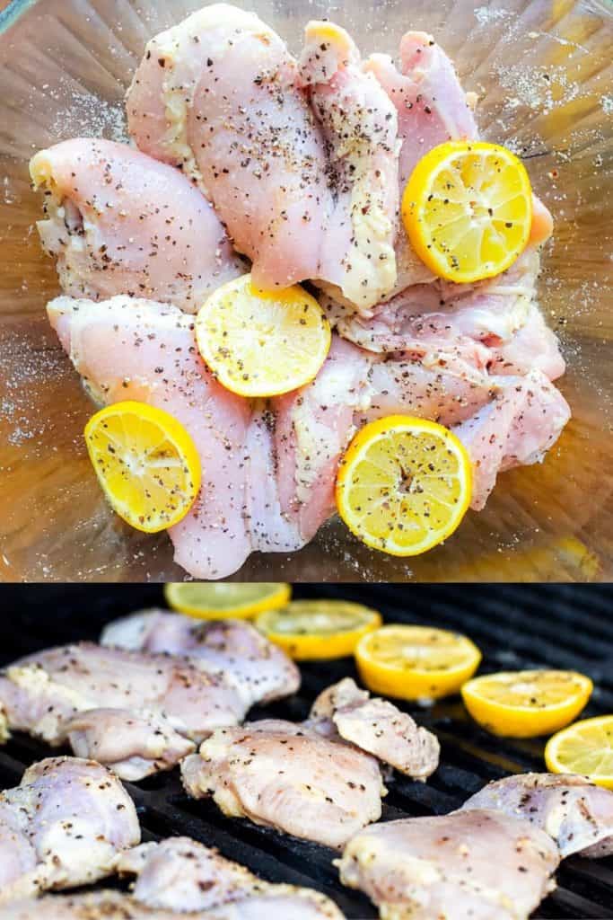 Grilled Lemon Pepper Chicken Thighs Erhardts Eat