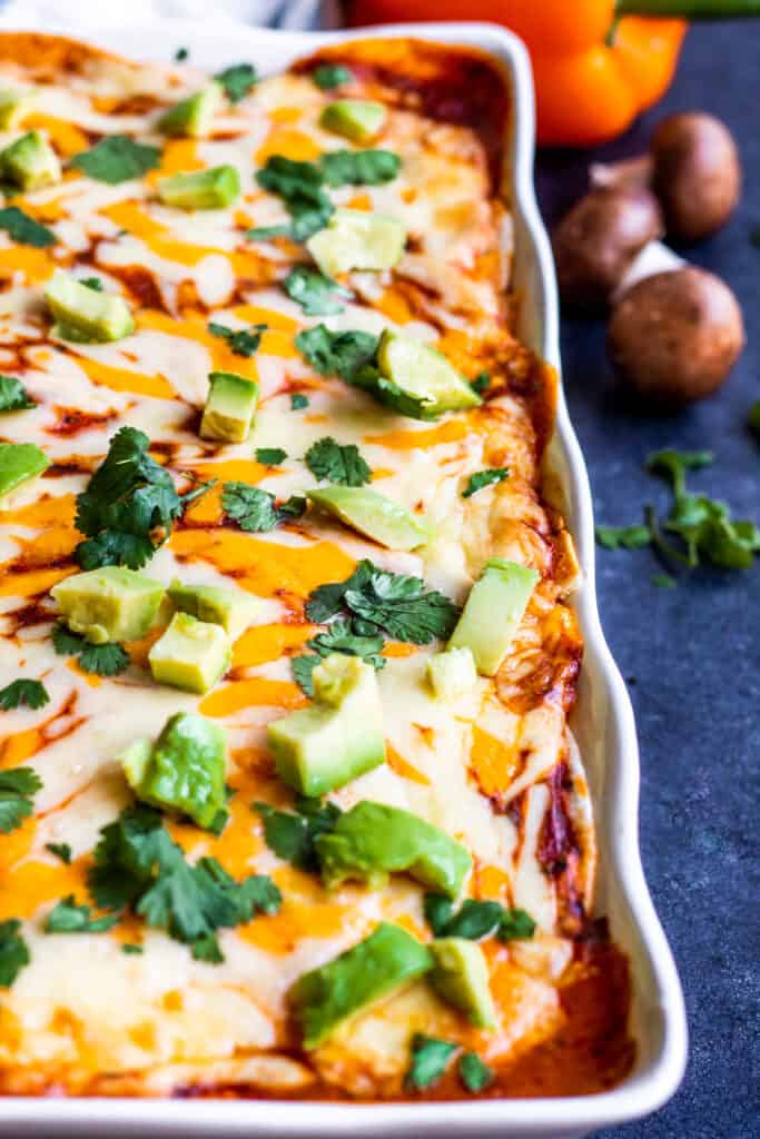 Vegetarian Mexican Lasagna Recipe - Erhardts Eat