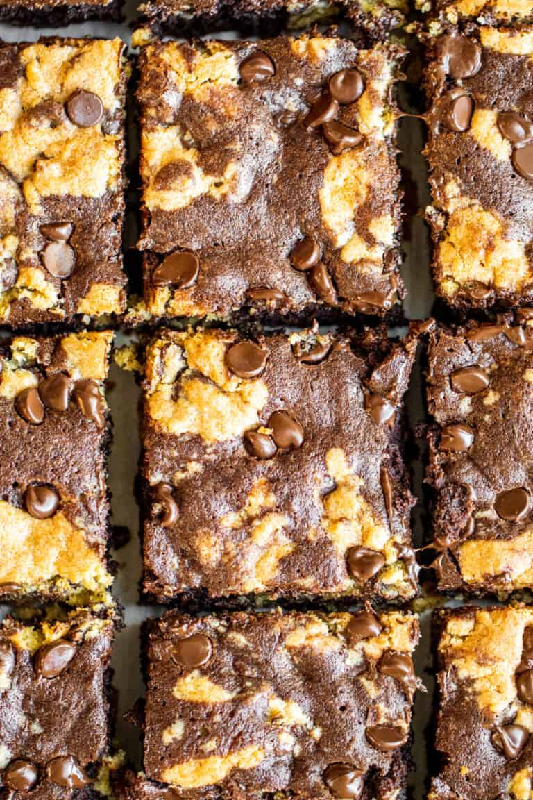 Brookies Recipe (Chocolate Chip Cookie And Brownie Bars) - Erhardts Eat