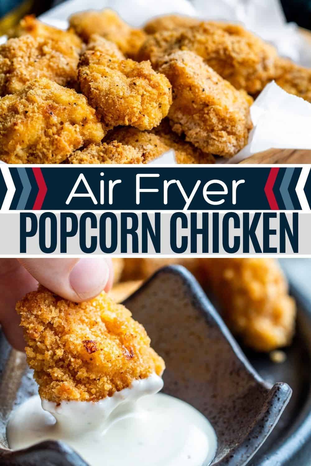 Crispy Air Fryer Popcorn Chicken Recipe Erhardts Eat