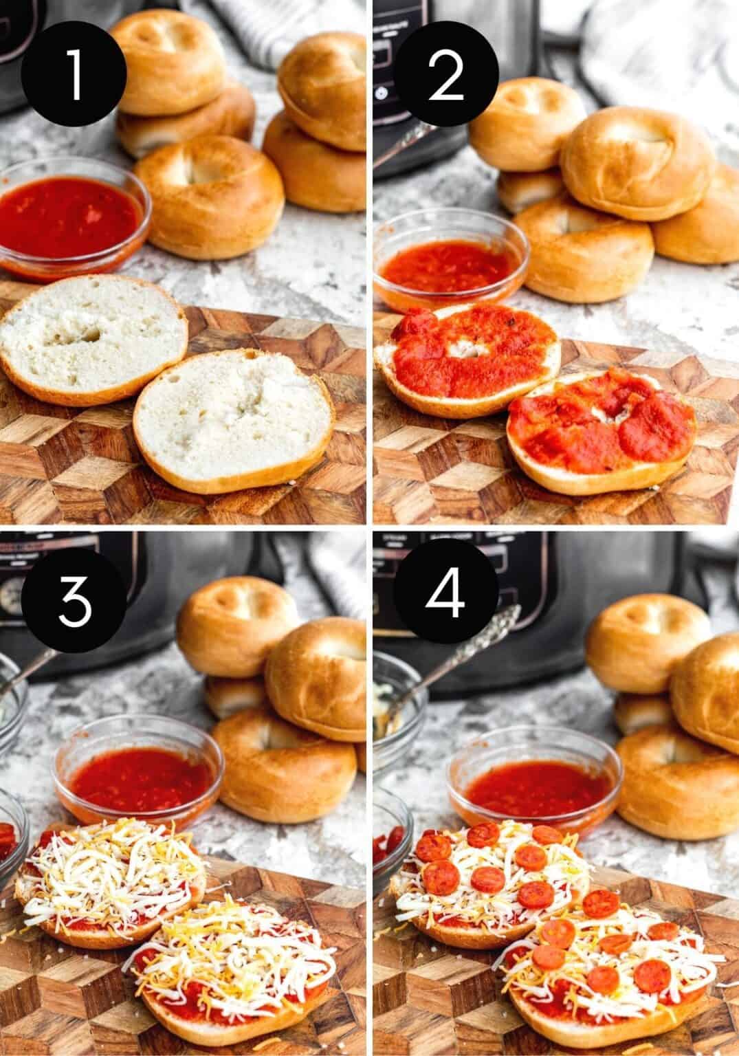 Homemade Air Fryer Bagel Bites Recipe Erhardts Eat