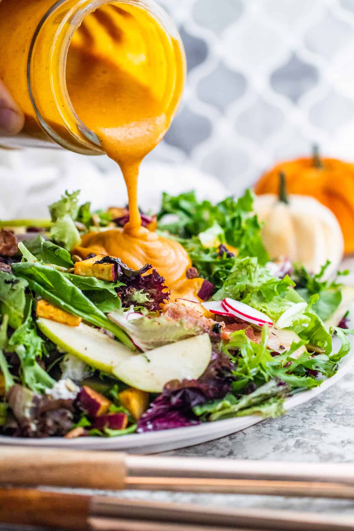 Fall Maple Pumpkin Salad Dressing Erhardts Eat
