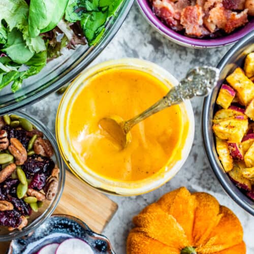 Fall Maple Pumpkin Salad Dressing Erhardts Eat