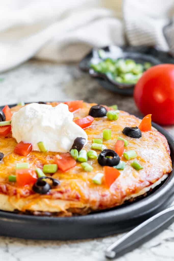 Easy Air Fryer Mexican Pizza Recipe Erhardts Eat