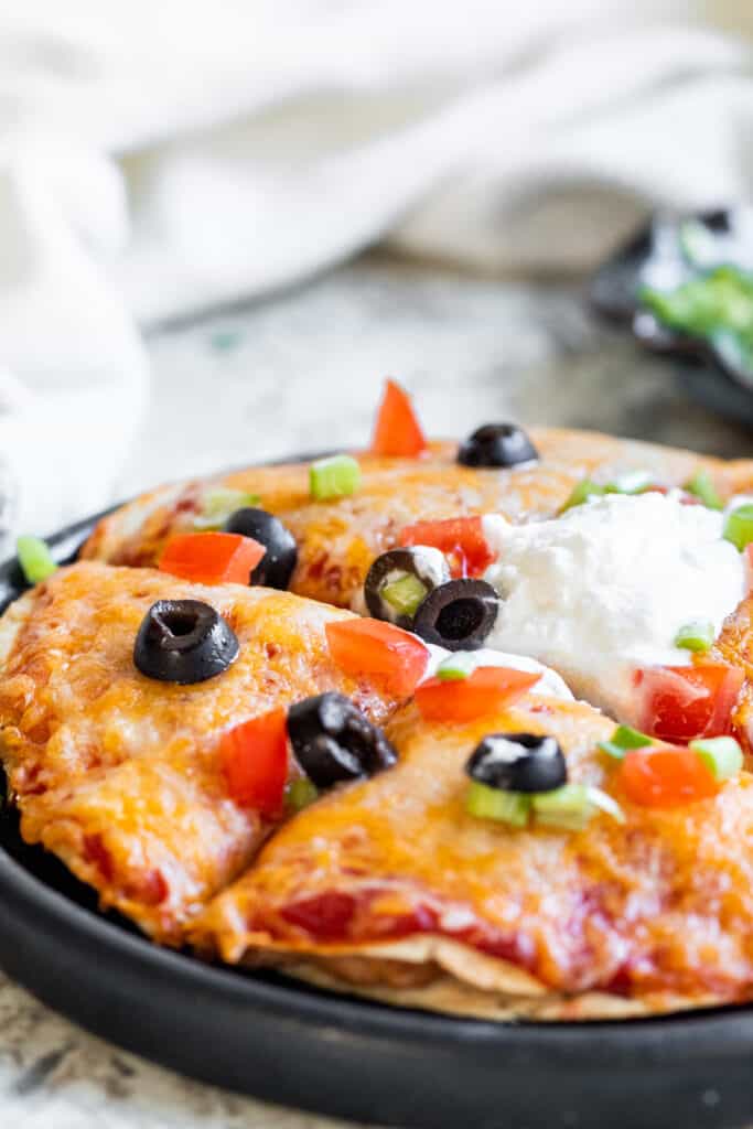 Easy Air Fryer Mexican Pizza Recipe Erhardts Eat